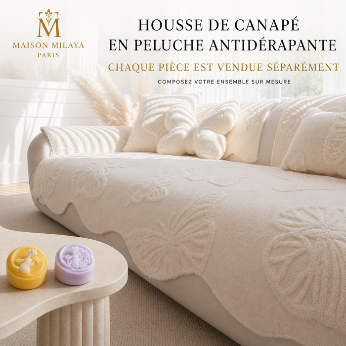 Housses de Coussin Cocooning Maison Milaya dans un salon élégant