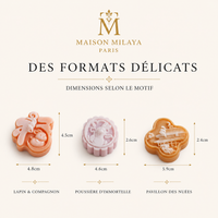Bougie Lune Sculptée en Cire de Soja – Maison Milaya — dimensions et formats