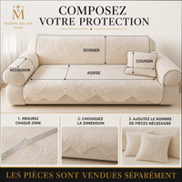Housse de Canapé Cocooning Antidérapante – Maison Milaya — dimensions et formats