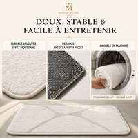 Tapis de Chambre Morandi Lavable – Maison Milaya — détails du produit