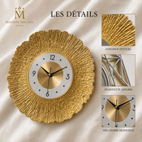 Horloge Murale Ronde ou Octogonale – Maison Milaya — détails du produit