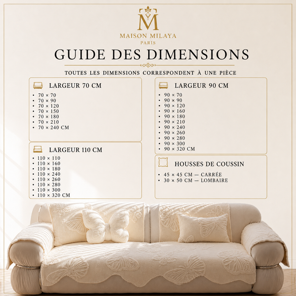 Housses de Coussin Cocooning – formats 30 × 50 cm et 45 × 45 cm