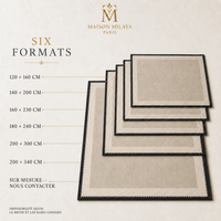 Tapis de Salon Rétro Français Lavable – Maison Milaya — détails du produit