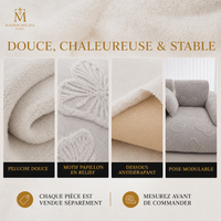 Détail de la texture cocooning et mise en scène Maison Milaya