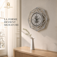 Horloge Murale Ronde ou Octogonale – Maison Milaya — mise en scène dans un intérieur élégant