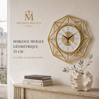 Horloge Murale Géométrique 33 cm – Maison Milaya — hero vase maison milaya