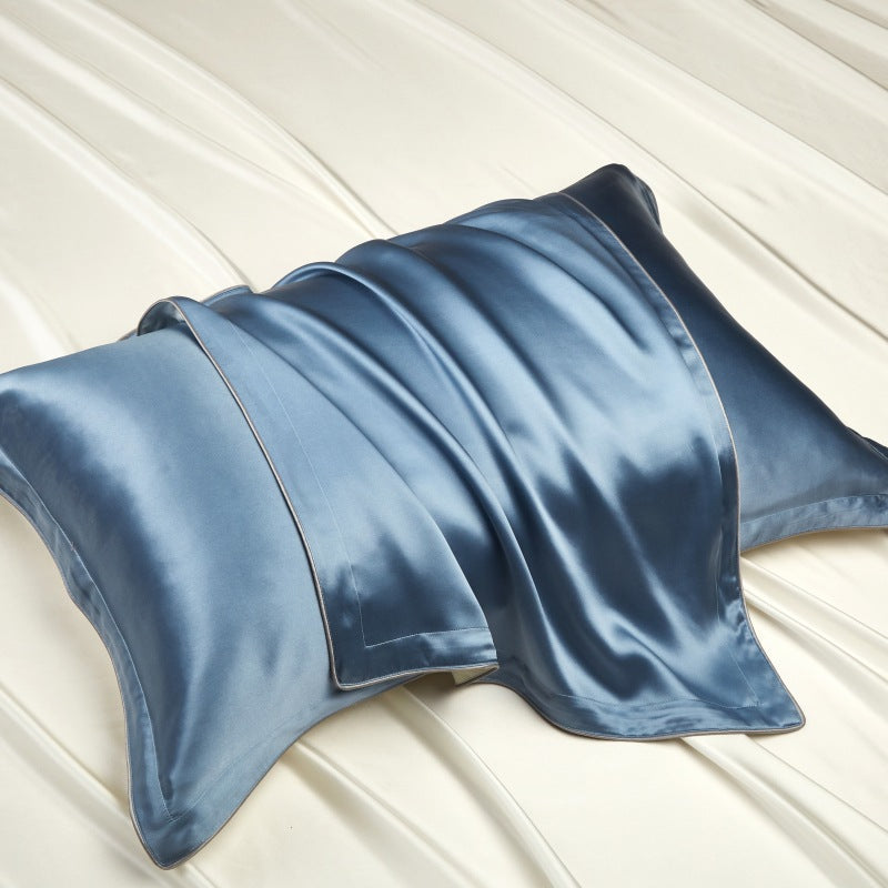 Taie d’oreiller en soie de mûrier, coloris iris – Maison Milaya