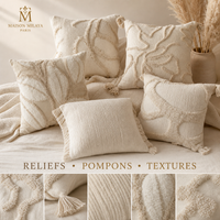 Housses de Coussin Texturées 45 × 45 cm – visuel 4 – Maison Milaya Paris