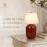 Lampe de Table en Céramique Rétro – visuel 1 – Maison Milaya Paris