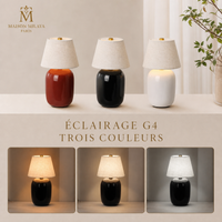 Lampe de Table en Céramique Rétro – visuel 3 – Maison Milaya Paris