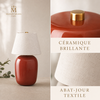 Lampe de Table en Céramique Rétro – visuel 4 – Maison Milaya Paris