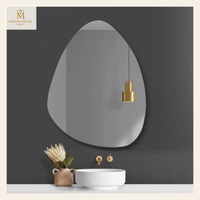 Specchio LED a goccia con comando touch — Senza illuminazione | Maison Milaya