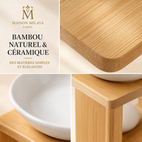 Diffusore in bambù e ceramica – dettaglio dei materiali