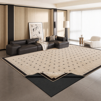 Alfombra de salón retro francesa — Amanecer estrellado