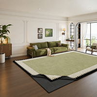 Alfombra de salón retro francesa — Fanyue verde