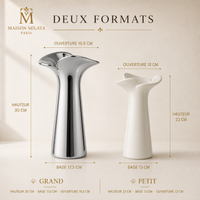 Vase en céramique minimaliste – dimensions petit et grand format