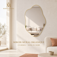 Miroir mural organique Maison Milaya Paris – vue principale