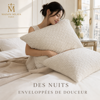 Housses d’Oreiller en Gaze de Coton – Lot de 2 – visuel 5 – Maison Milaya Paris